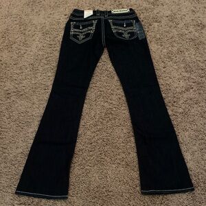 Rock Revival Dark Blue Flare Jeans